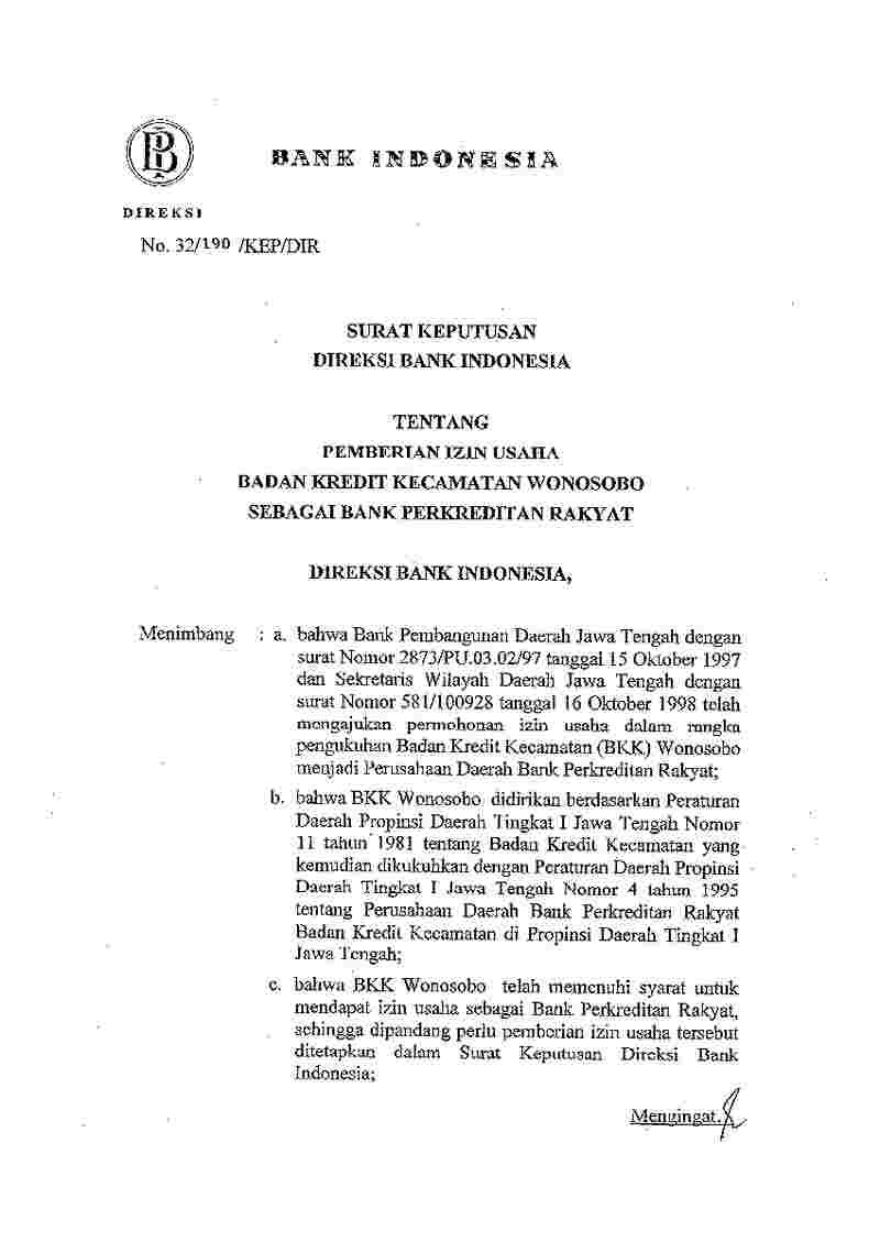 surat-keputusan-direksi-bank-indonesia-bi-no-32-190-kep-dir-tahun