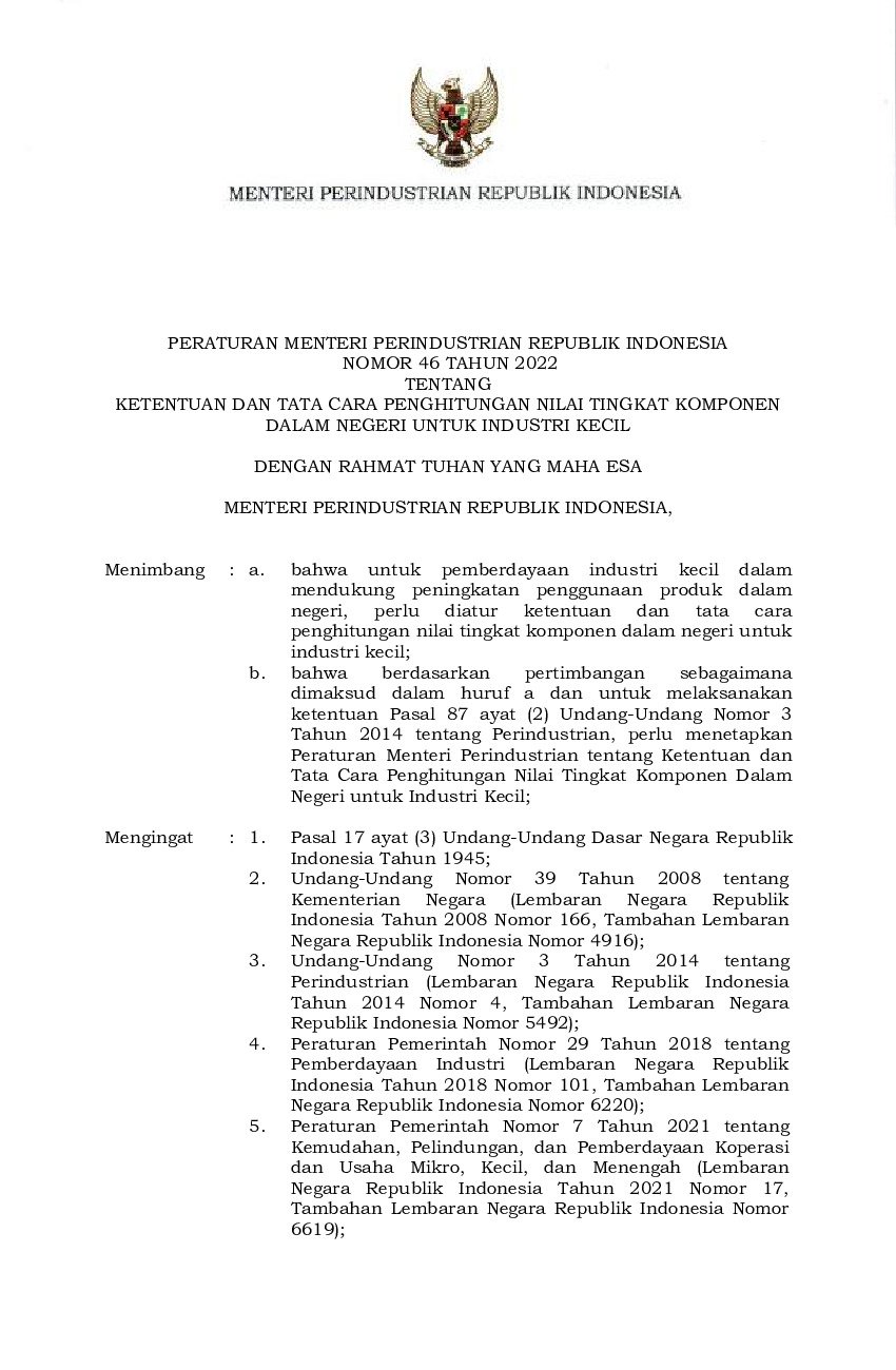 Keputusan Menteri Perindustrian tentang model <a href='/search/label/mobil/?&max-results=7'>mobil</a> yang memenuhi syarat